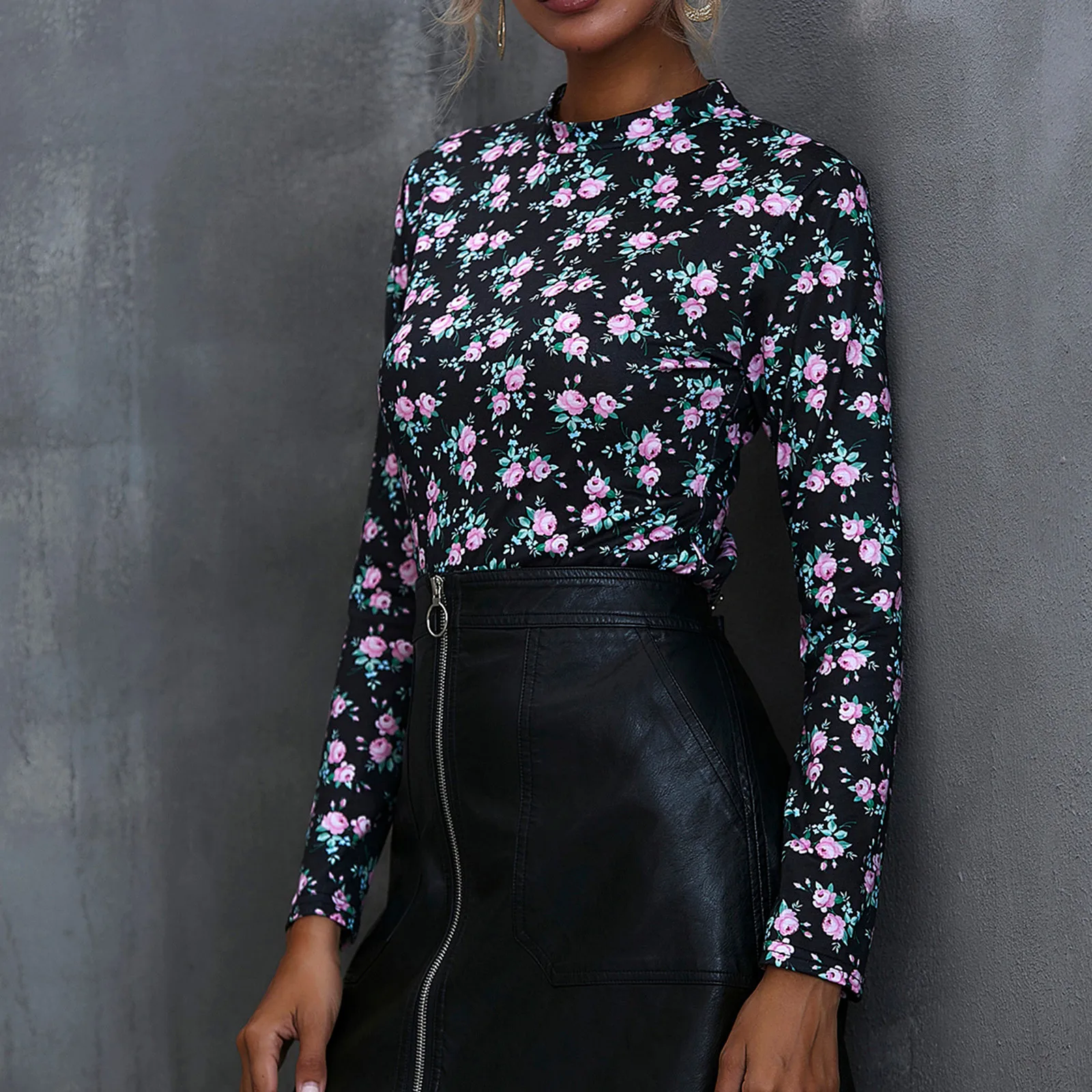 Новинка 2020 стильные и модные женские топы Повседневная Блузка с длинным рукавом