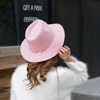 2021 candy color wool felt new youth color men and women jazz hat church hat ladies shallow fedora hat %d1%88%d0%bb%d1%8f%d0%bf%d0%b0%d0%b6%d0%b5%d0%bd%d1%81%d0%ba%d0%b0%d1%8f