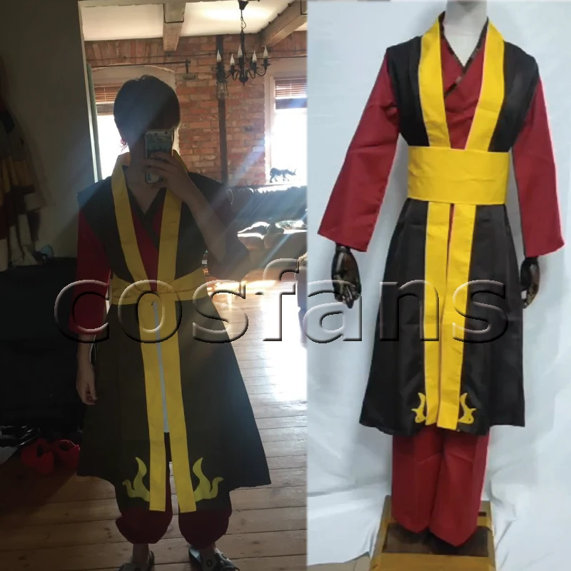 Лидер продаж! Костюм для косплея аниме Aang Zuko парадная Униформа Королевского