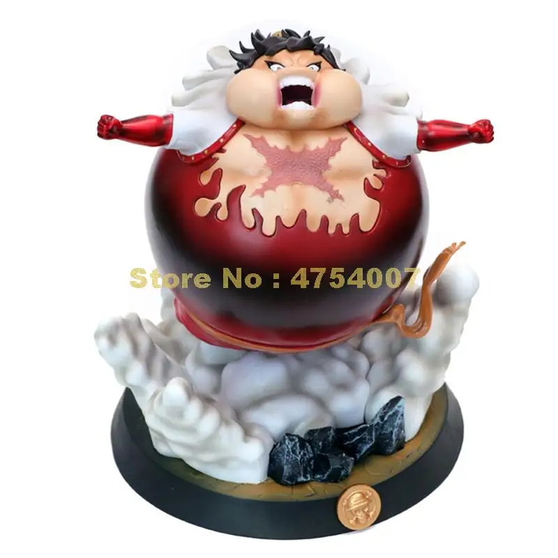 Аниме One Piece Luffy статуя толстый живот экшн-фигурка Коллекционная модель 29 см