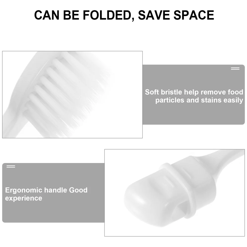 

6pcs Travel Toothbrush Folding Toothbrush Portable Bristles Toothbrush