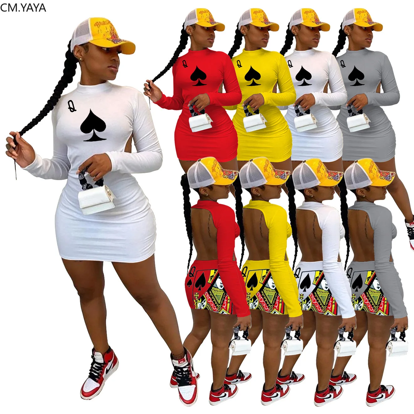 См. Несокрушимая Механическая женские черные Queen покер карты с открытой спиной