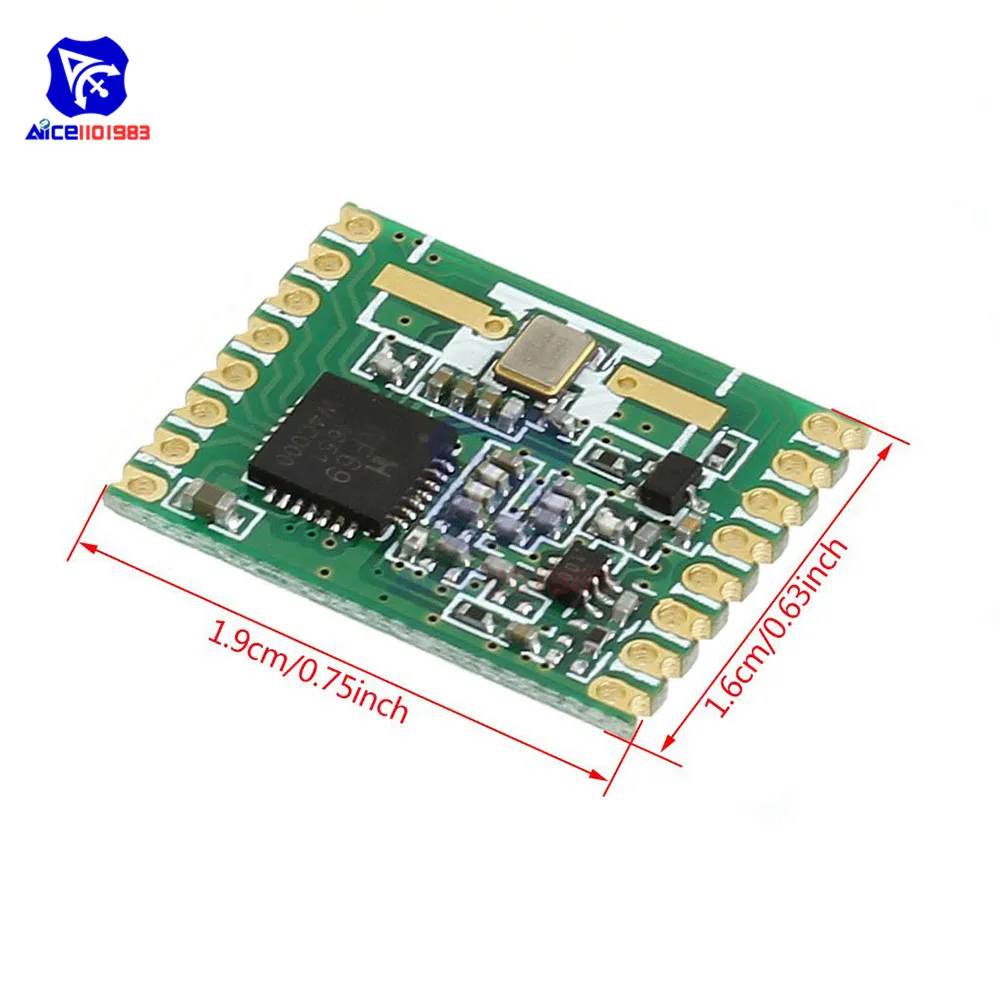 Беспроводной модуль приемопередатчика HopeRF для пульта дистанционного управления