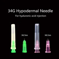 100pcs disposable hypodermic needle 34g 1 5mm 2 5mm 4mm mesotherapy needles