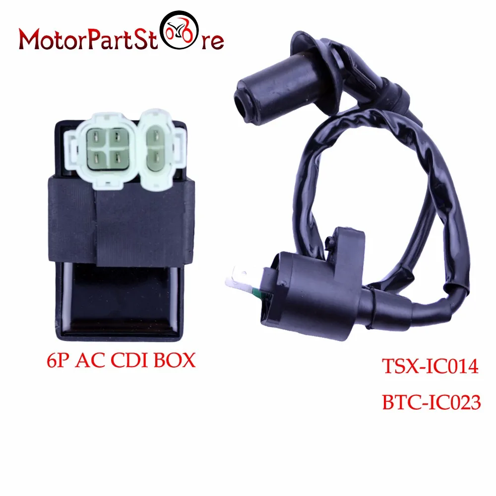 Катушка зажигания 6Pin AC CDI Коробка для Honda XR CRF TRX 50 70 125 250 300cc двигатель мотоцикла грязи велосипед Скутер мопед вездеход картинг@ 20