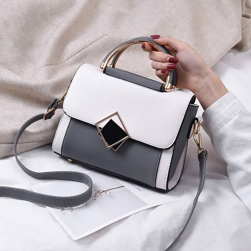 

Shoulder Bags Color Matching Bag Fashion Design Square Bag Casual Daily Women Cross Body Women's Handbags Fashion Flap Bag