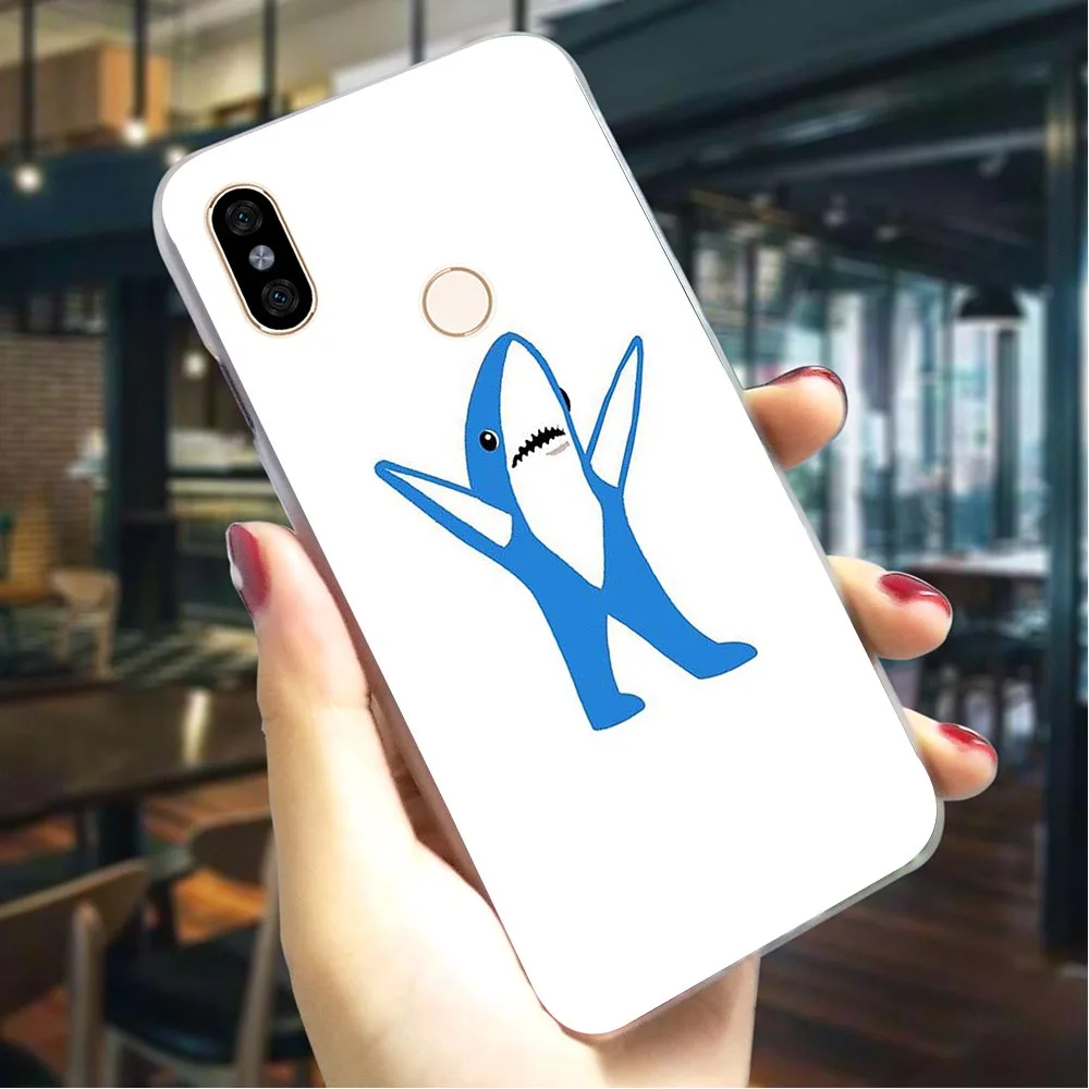 Чехол для телефона Xiaomi Mi 9 Забавный мультяшный чехол с акулой A1 A2 Lite 5X 6X 6 8 9se Mix 2S 9T