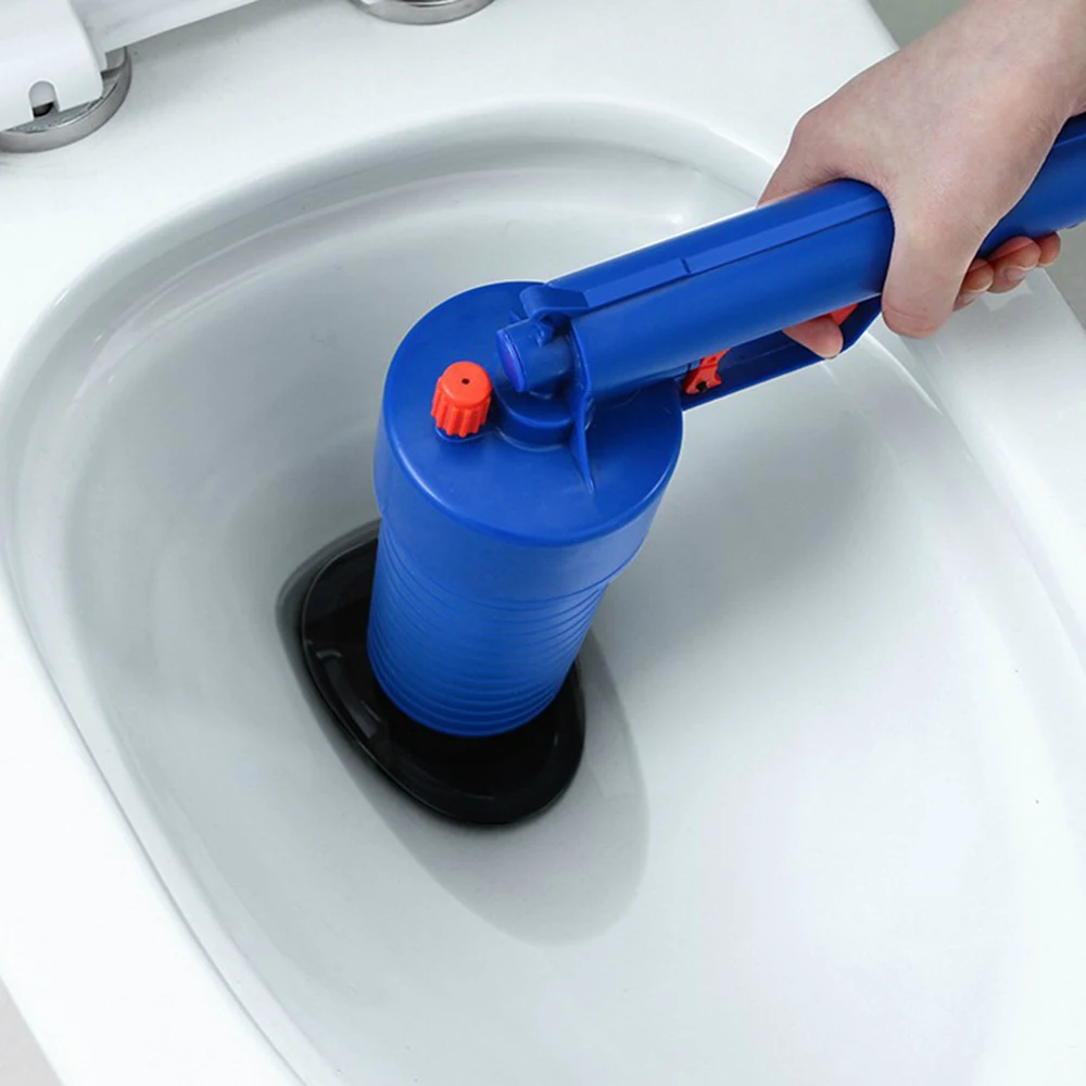 

Toilet Auger High Pressure Air Pump Sink Drain Clog Remover Toilet Plunger Toilet Drain Cleaner for Sink Bath Toilets Bathroom