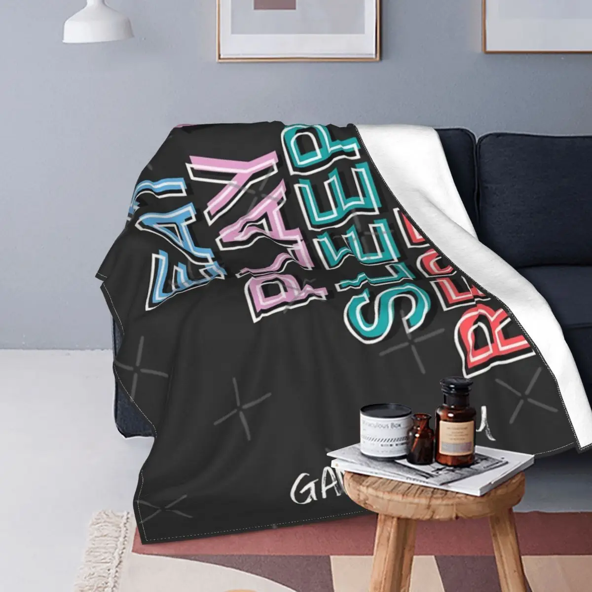 

Manta a cuadros para cama, cobertor de muselina para sofá, manta de invierno