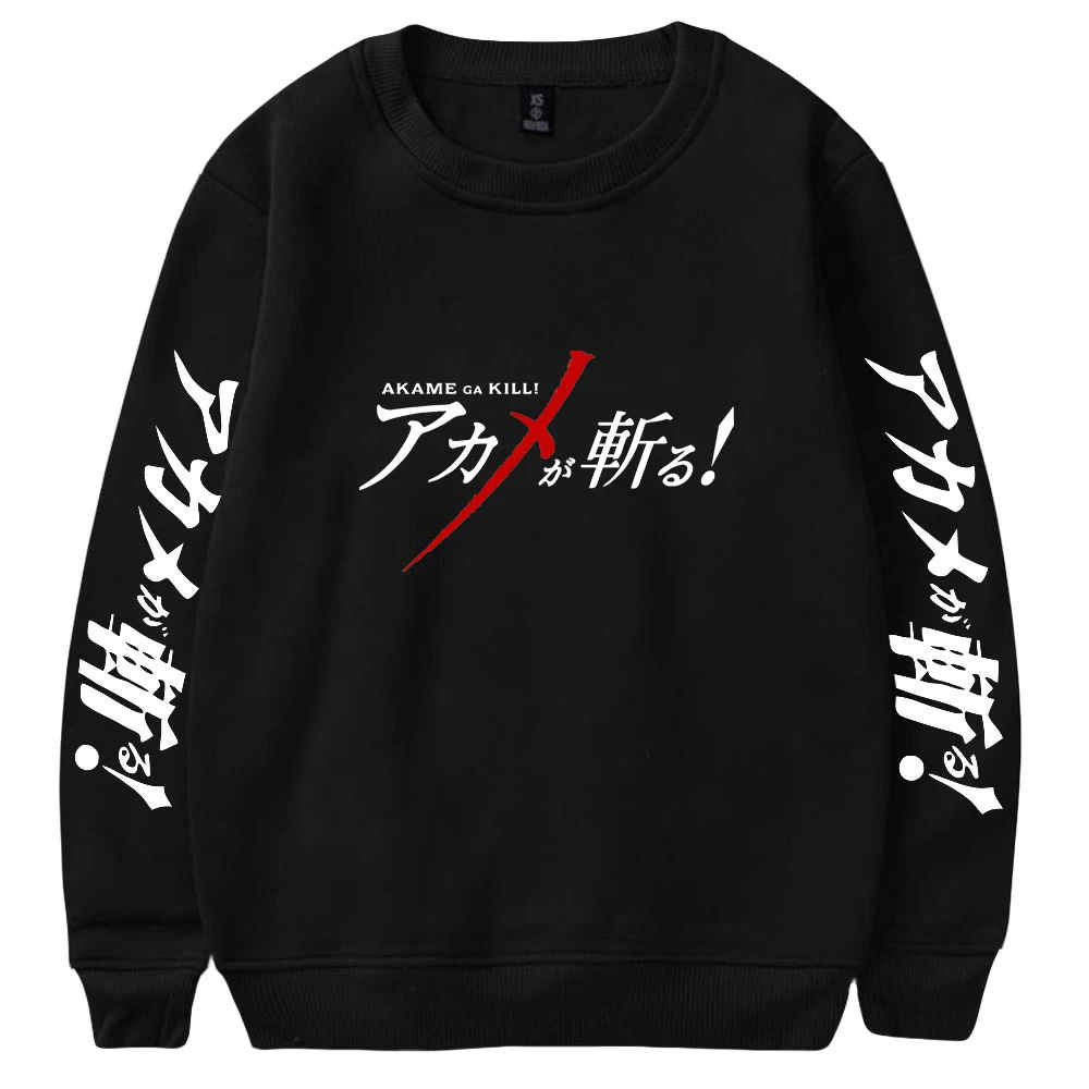 

Akame Ga Kill Sweatshirt O-Neck Unisex Tracksuit Women Men Outwear Harajuku Streetwear Japanese Anime Clothes Plus Size