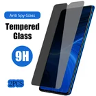 2 шт. защитное стекло конфиденциальности для Huawei P10 P20 P30 P40 Lite закаленное стекло для Huawei mate 9 10 20 30 Pro NOVA 3 4 5 стекло