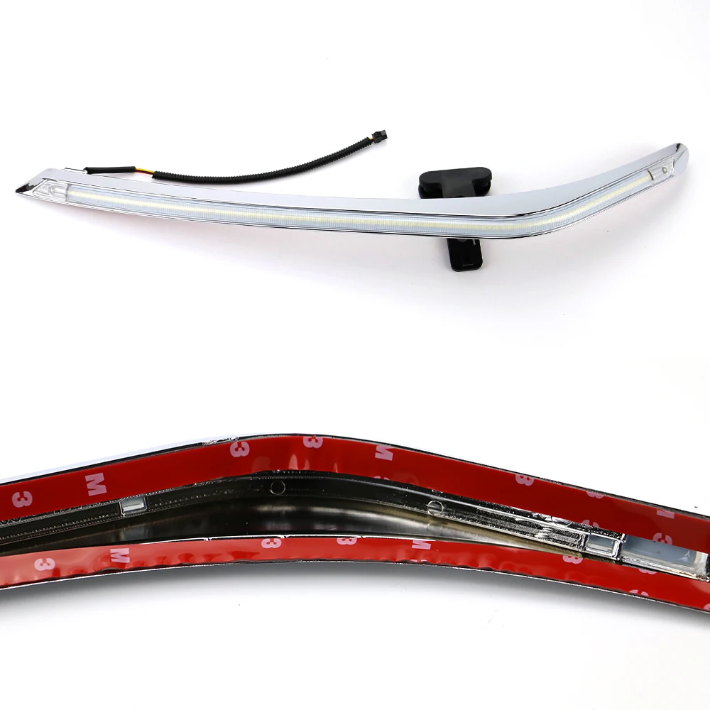 2 шт. светодиодные дневные ходовые огни светильник желтый указатель поворота