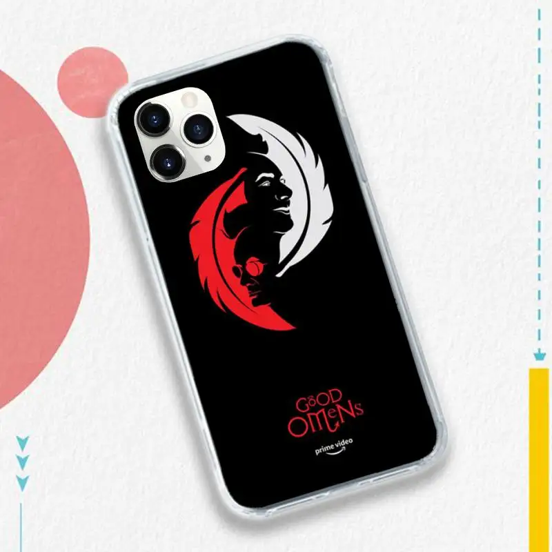 

Good Omen American TV show Phone Case for iPhone 11 12 pro XS MAX 8 7 6 6S Plus X 5S SE 2020 XR