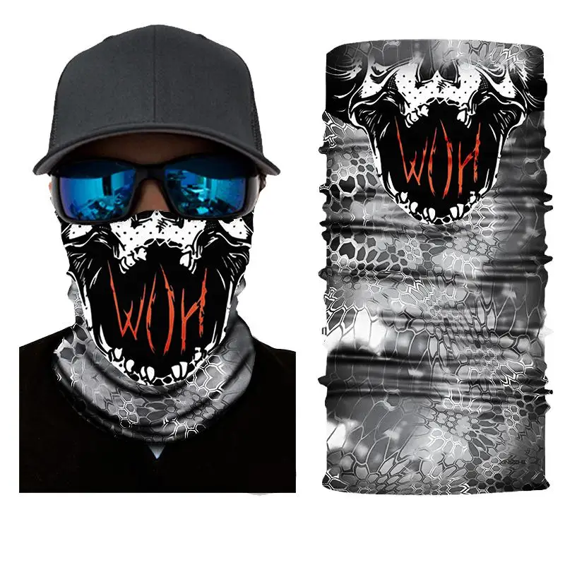 New Biker Balaclava Scary Masque Face Shield Unisex Mask Skull Mascarilla Mascara Riding Neck Protect Motorcycle | Автомобили и