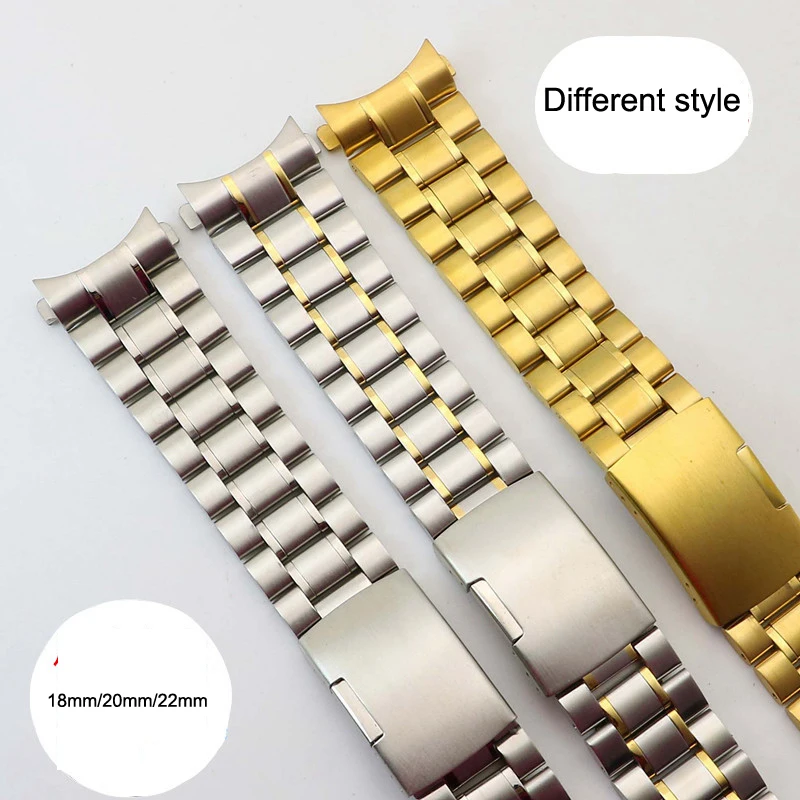 Ремешок для часов из нержавеющей стали 18 мм 20 22 24 Tissot T035 PRC200 T055 T097 ремешок браслет
