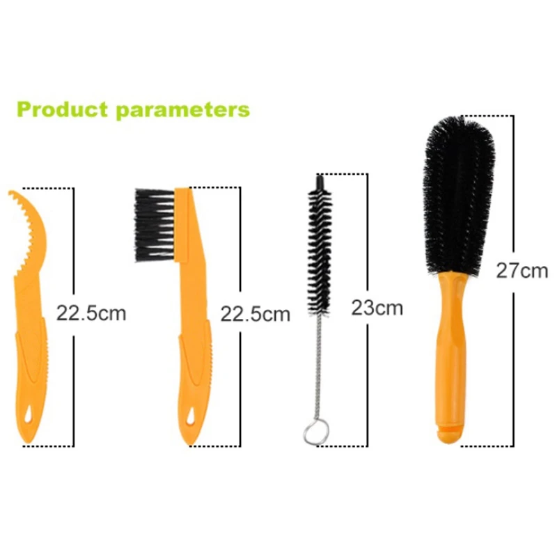 8 шт./компл. Профессиональный чистящий набор для обслуживания велосипеда щетка