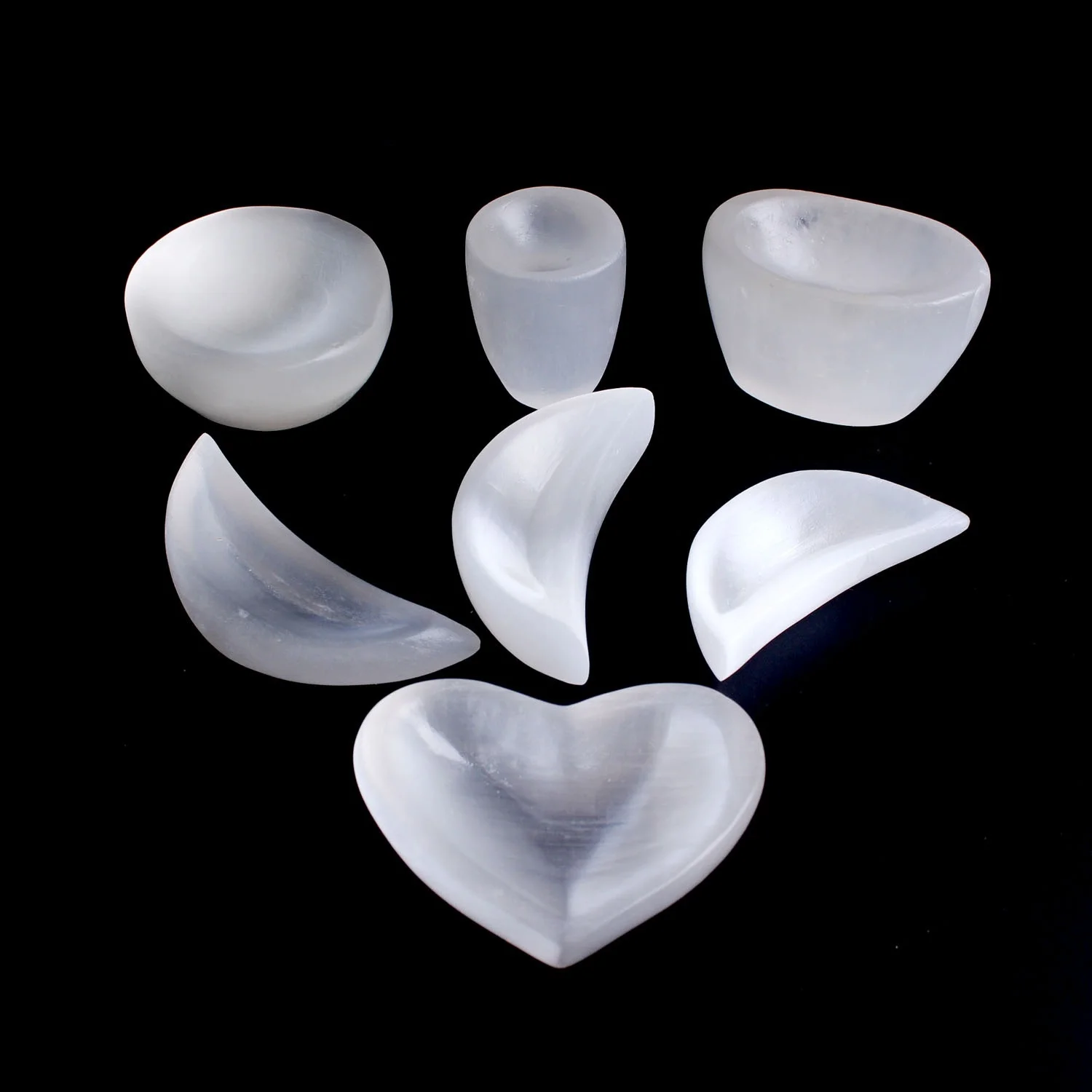 Подсвечник из натурального гипса с кристаллами ароматерапия диффузор эфирного