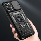 Защитный чехол для телефона с защитой объектива камеры для iPhone 11 12 Pro Max Mini XS Max XR X 7 8 Plus SE2, армированный чехол в стиле милитари