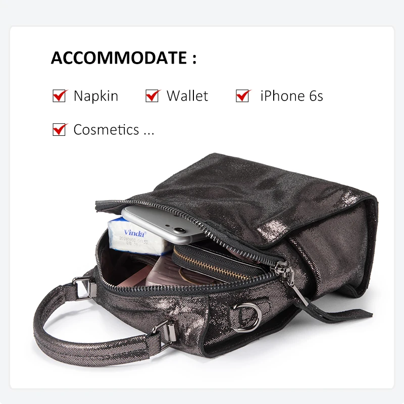 Дамские сумочки REALER из натуральной кожи саквояж через плечо мешок Классический