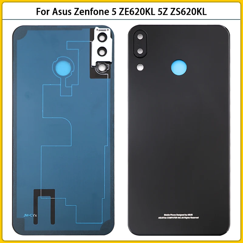 6 2 "для Asus Zenfone 5 2018 ZE620KL 5Z ZS620KL задняя крышка батарейного отсека стеклянная