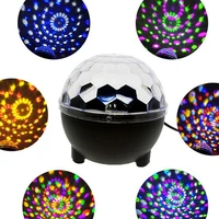 6 colored mini disco party lights led ball indoor dance lamp 100 240v