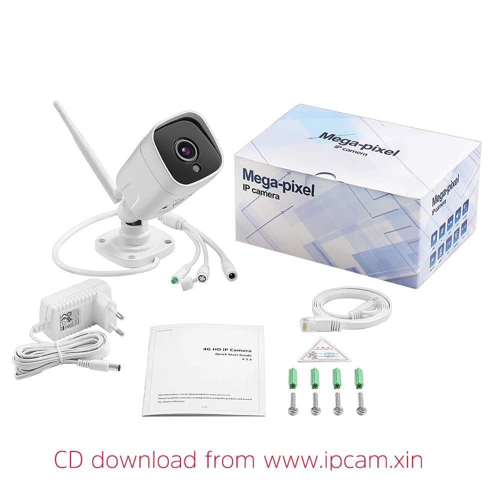 1080P 2MP беспроводная IP камера 5MP ночного видения аудио разговора P2P Onvif видео