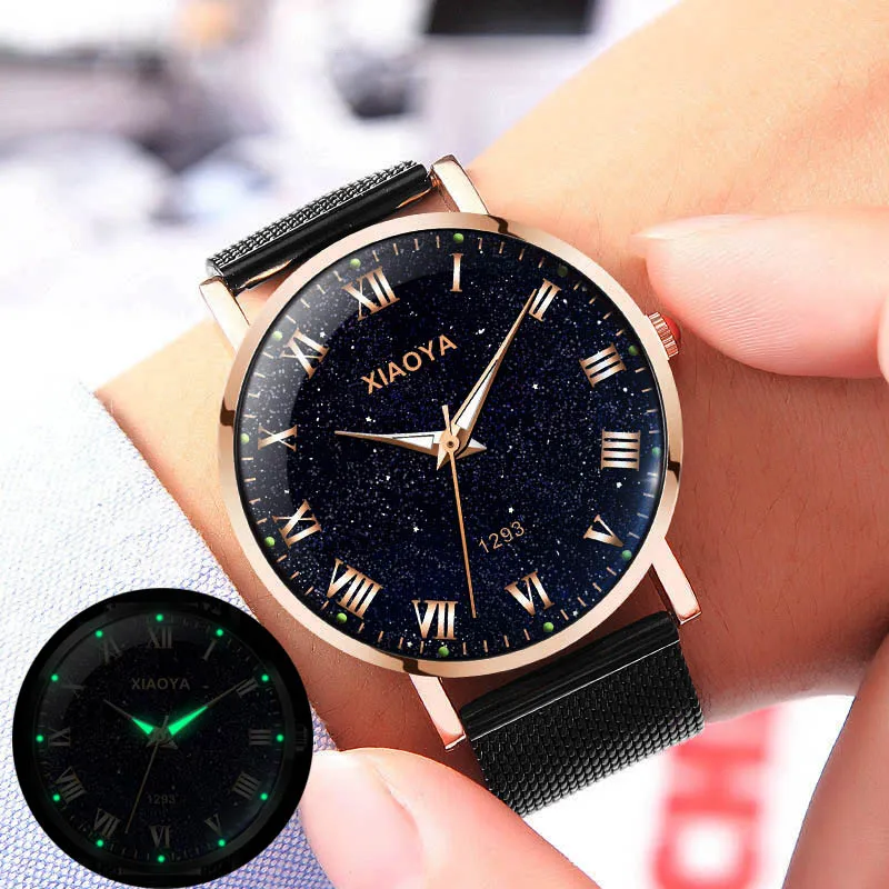 XY1293BG Relogio masculino креативные ультратонкие часы мужские полностью из нержавеющей стали черные часы светящиеся арабские часы водонепроницаемые военные - Цвет: XY1293BG