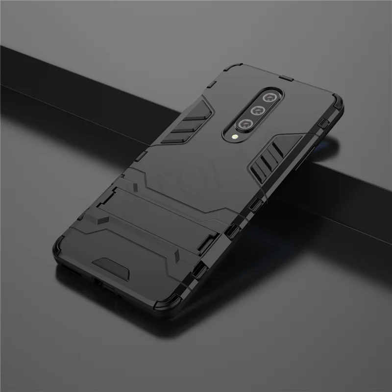 

For Oneplus 8 Case Shockproof TPU Bumper Silicone Smooth Armor Holder Stand Back Cover For One Plus 8 Phone Case For Oneplus 8