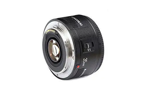 Фото Объектив YongNuo YN35mm F2 1:2 AF/MF широкоугольный объектив с фиксированным фокусным Объектив YongNuo YN35mm F2 1:2 AF/MF широкоугольный объектив с фиксированным фокусным