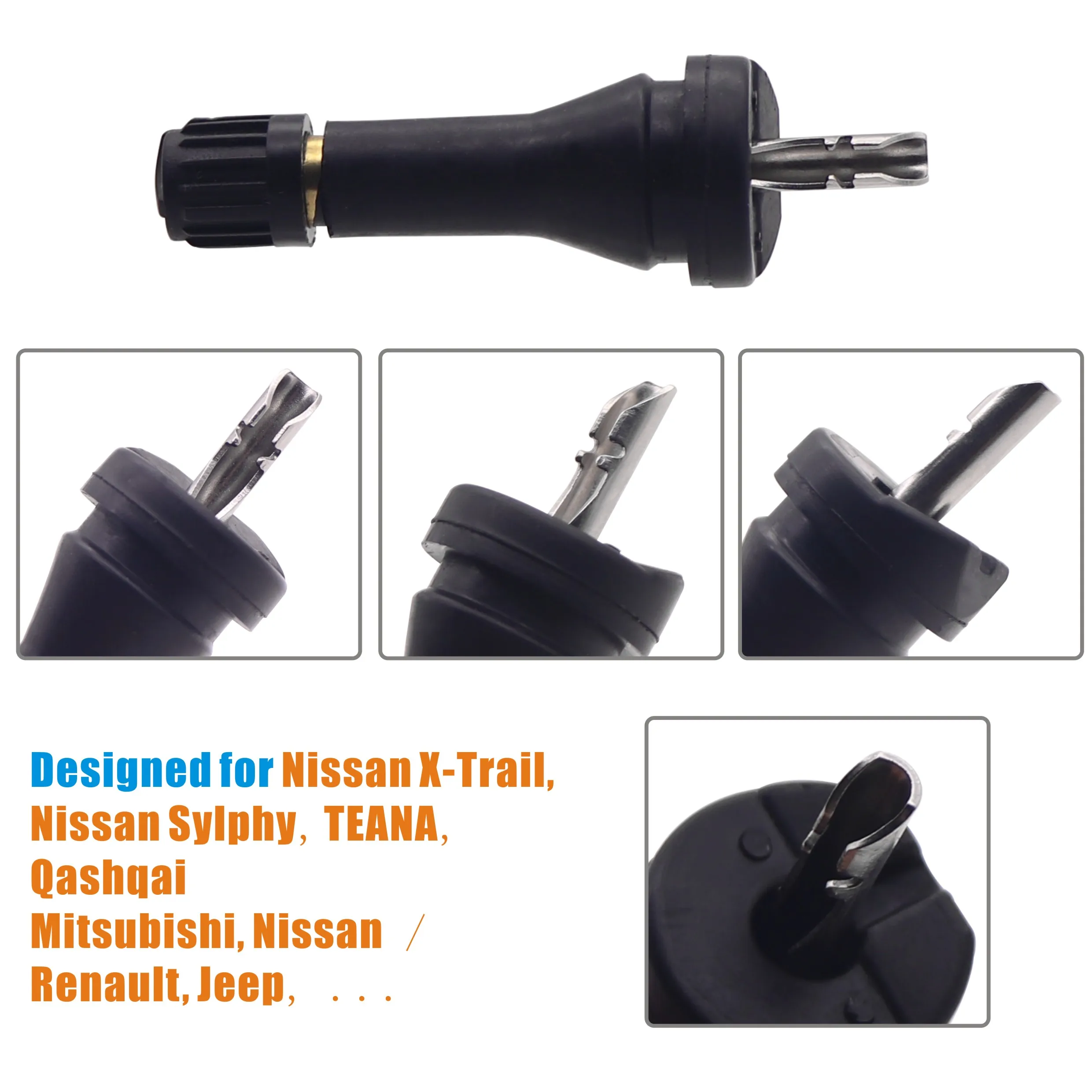 4 шт./компл. TPMS шинные клапаны для Nissan X-Trail TEANA Qashqai Sylphy Mitsubishi Renault бескамерный