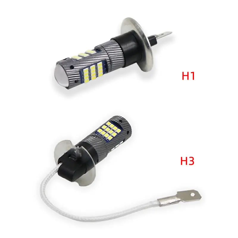 H1 H3 светодиодный ламп супер яркий белый 42 SMD LED 2835 фара с алюминиевым чехол