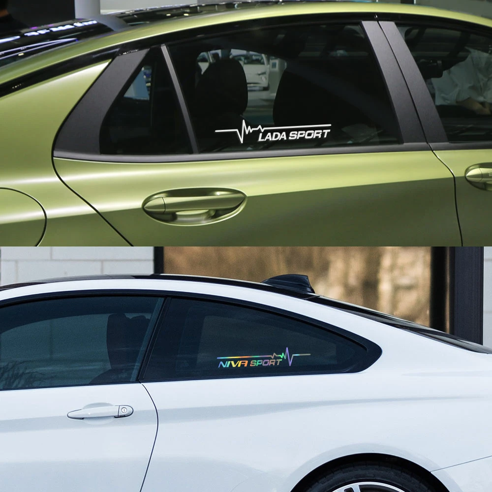 Наклейки на боковое окно автомобиля для Lada Largus Xray Niva Graphics Motor Спортивная наклейка