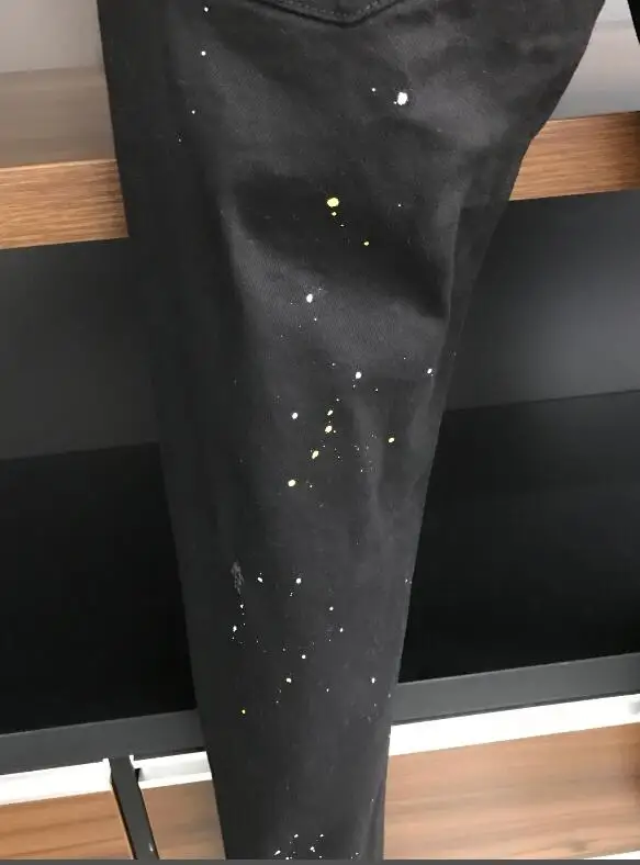 Dsquared2 Cool Guy-pantalones vaqueros con agujeros para hombre,  bordados, 9630