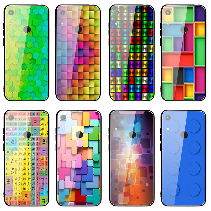 Красивые абстрактные фоны закаленное стекло кожа мобильный телефон чехол для