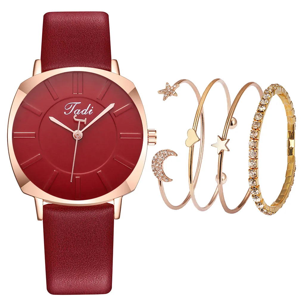 Luxury Women Crystal bracelet Watch Set Ladies Quartz Leather Strap Wrist Watches Girl Gifts Clock часы женские reloj mujer /d |