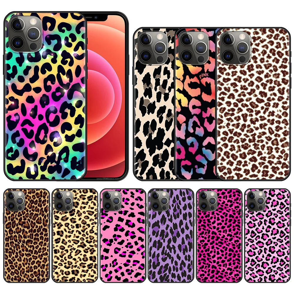Модный чехол для телефона с леопардовым принтом Пантеры iPhone 11 13 12 Pro Max XS XR X 8 7 6s 6 Plus