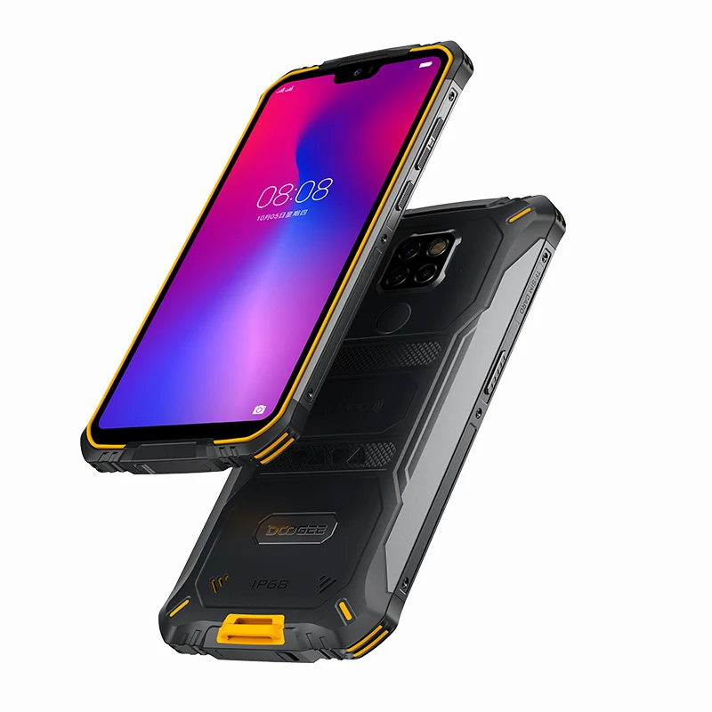 DOOGEE S68 Pro, прочный телефон, IP68, водонепроницаемый, Helio P70, четыре ядра, 6 ГБ, 128 ГБ, Беспроводная зарядка, NFC, 6300 мА/ч, 12V2A, зарядка, 5,84 дюймов, FHD