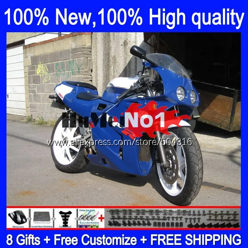 

VFR400R для HONDA VFR400 RVF VFR 400 R 400R NC30 89 90 91 92 93 151MC.28 RVF400R 1989 1990 1991 1992 1993 Обтекатели глянцевый синий