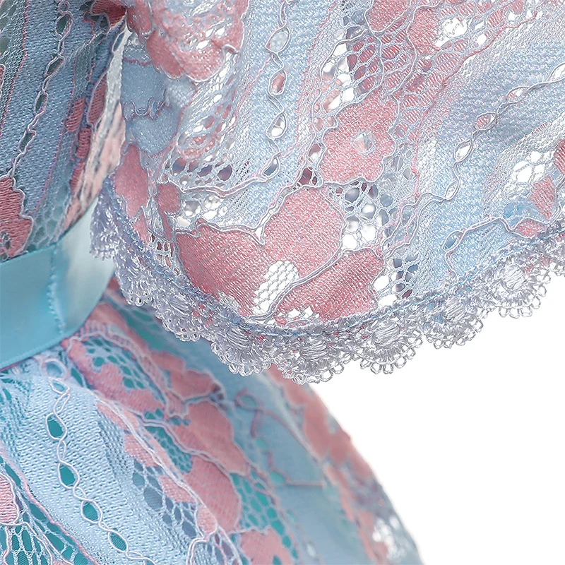 

TONGTONGMI 2020 New Girl Dress Middle And Small Children Cool And Breathable Lace Princess Dress