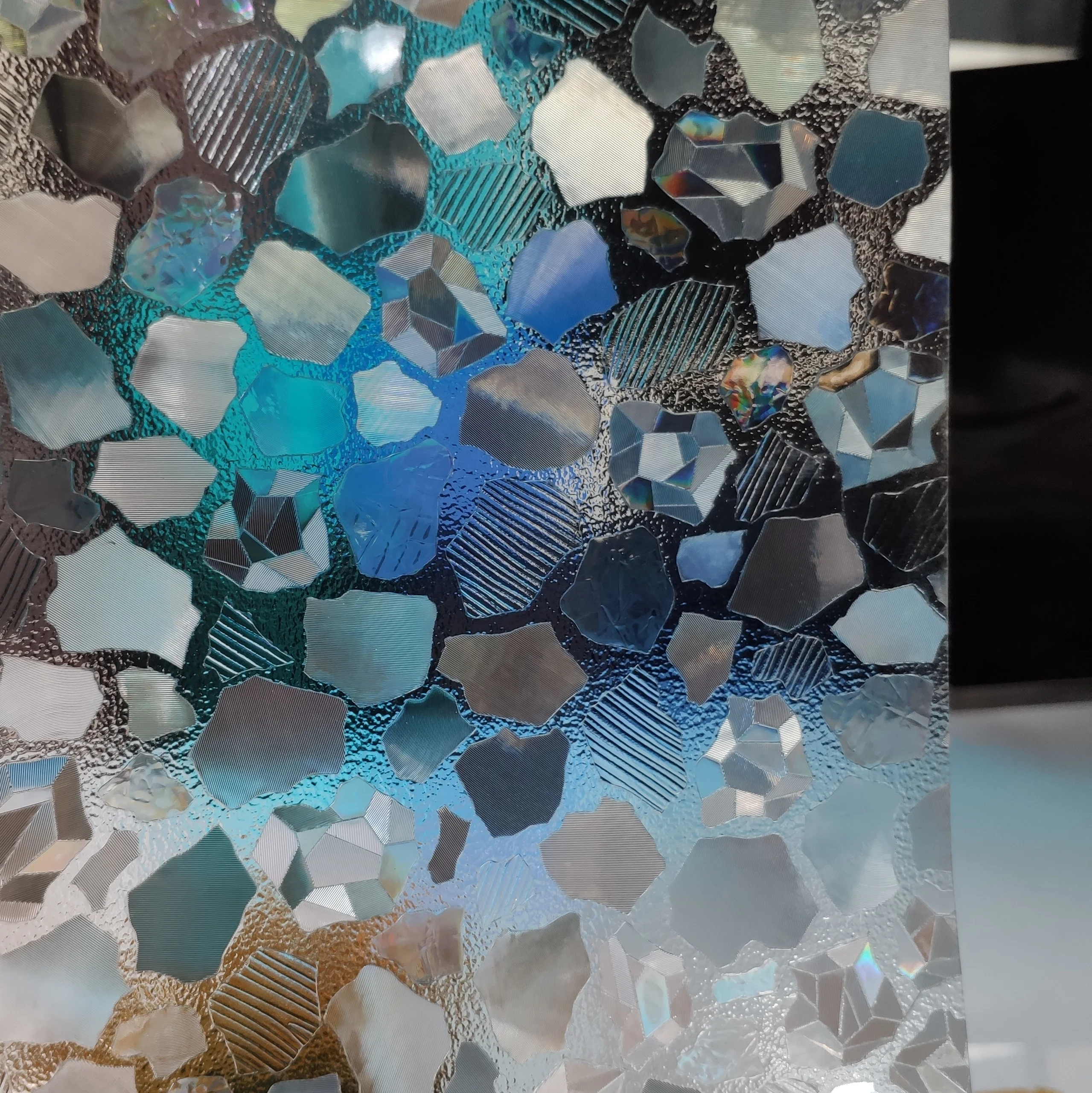 Каменная стеклянная пленка электростатическая защита конфиденциальности