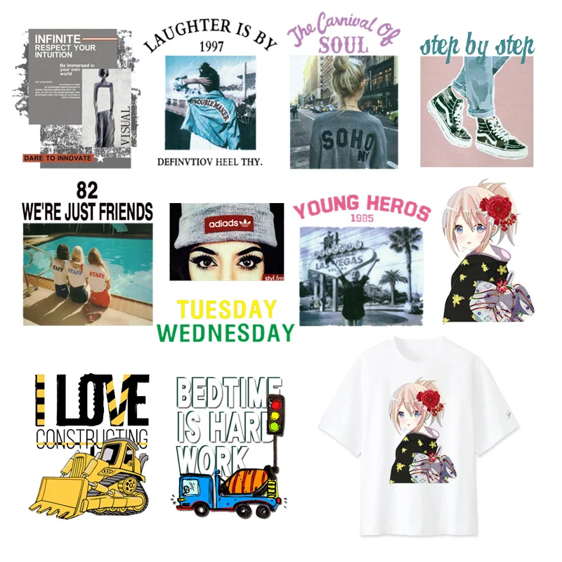 Модные термоклейкие нашивки с надписью для девочек наклейки сделай сам Значки