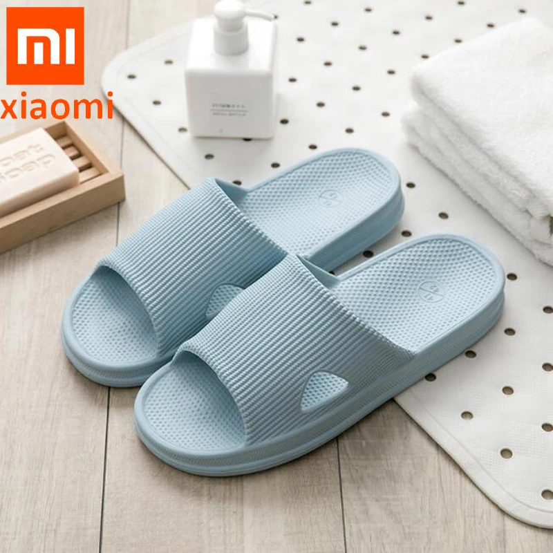 Оригинальные тапочки Xiaomi mijia мягкие женские и мужские сандалии для купания