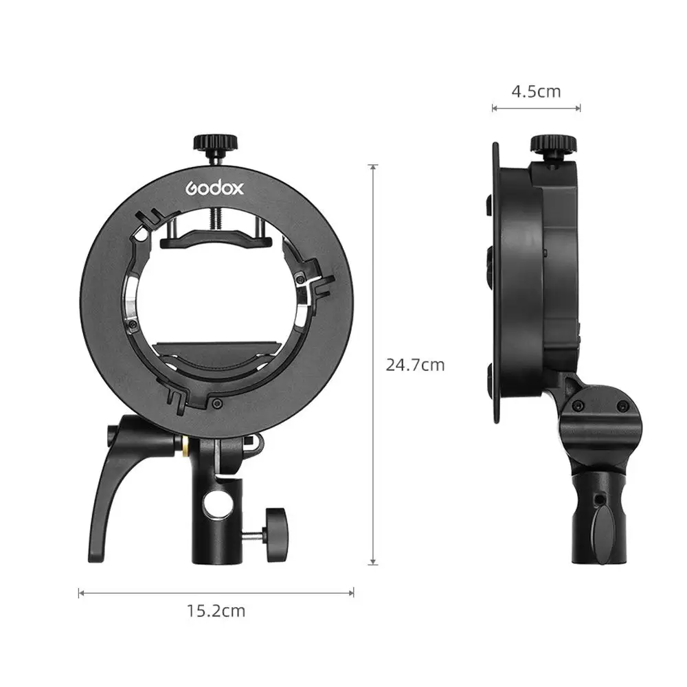 Кронштейн Godox S-Type новый ручной держатель Bowens S для Speedlite Flash Snoot soфтbox Beauty Dish Honeycomb
