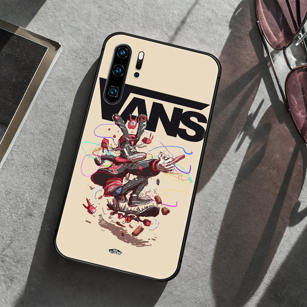 

American fashion brand Phone Case For Huawei P Mate 10 20 30 40 Lite Pro smart Z 2019 nova 5t black Shell Luxury Coque 3D Cell