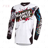 santa cruz poc mens downhill jersey short sleeve mtb dh mountain bike shirts offroad motorcycle jersey bmx motocross sportwea