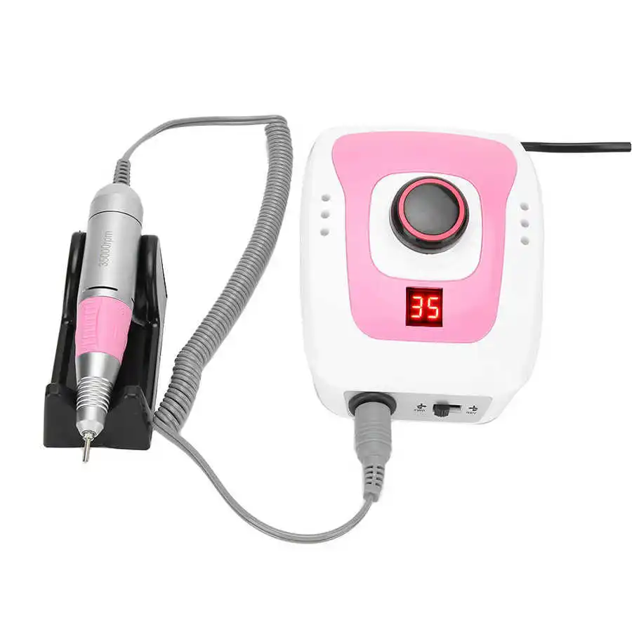 

Nail Lamps Uv Led 35000RPM Professional Nail Drill Machine Electric Nail Grinding Polisher (EU Plug 220V) For Nails
