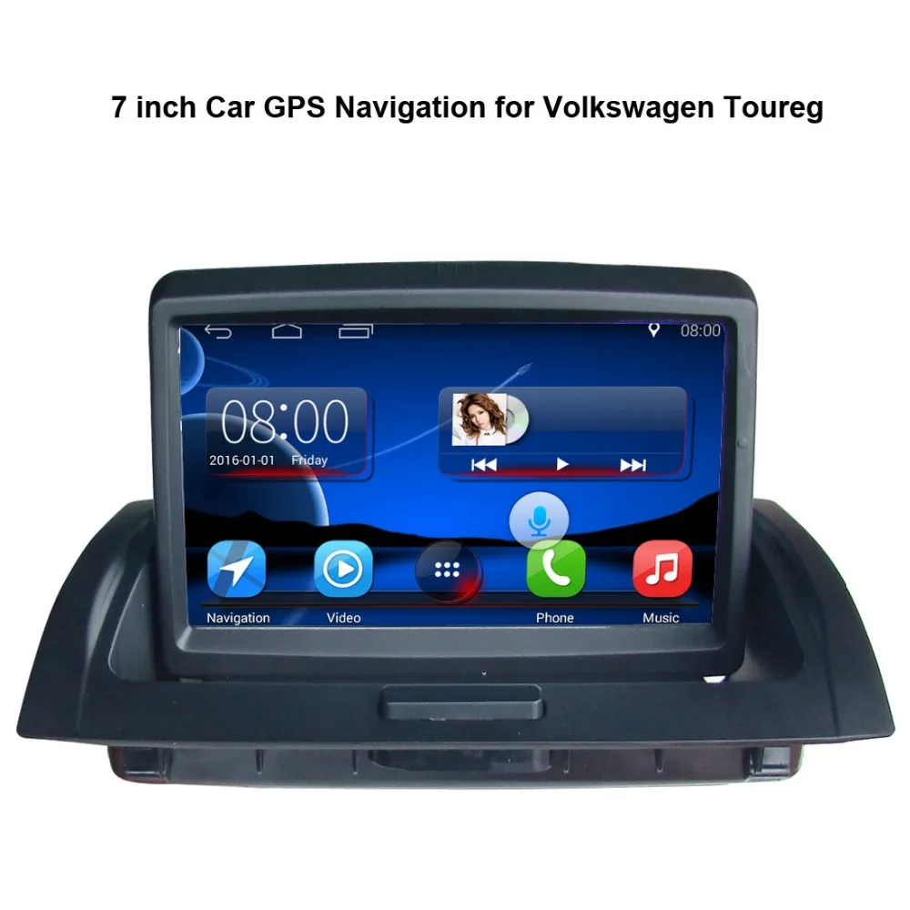 

7 inch Android 7.1 Touch Screen Car Media Player for Volkswagen VW Touareg GPS Navigation Bluetooth Video player wifi