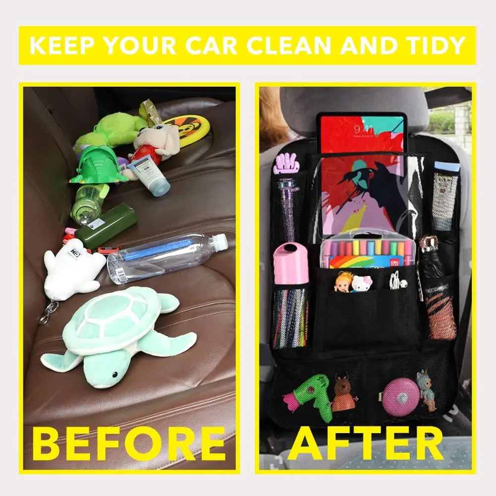 Органайзер на заднее сиденье автомобиля защитные коврики 10 дюймов держатель для