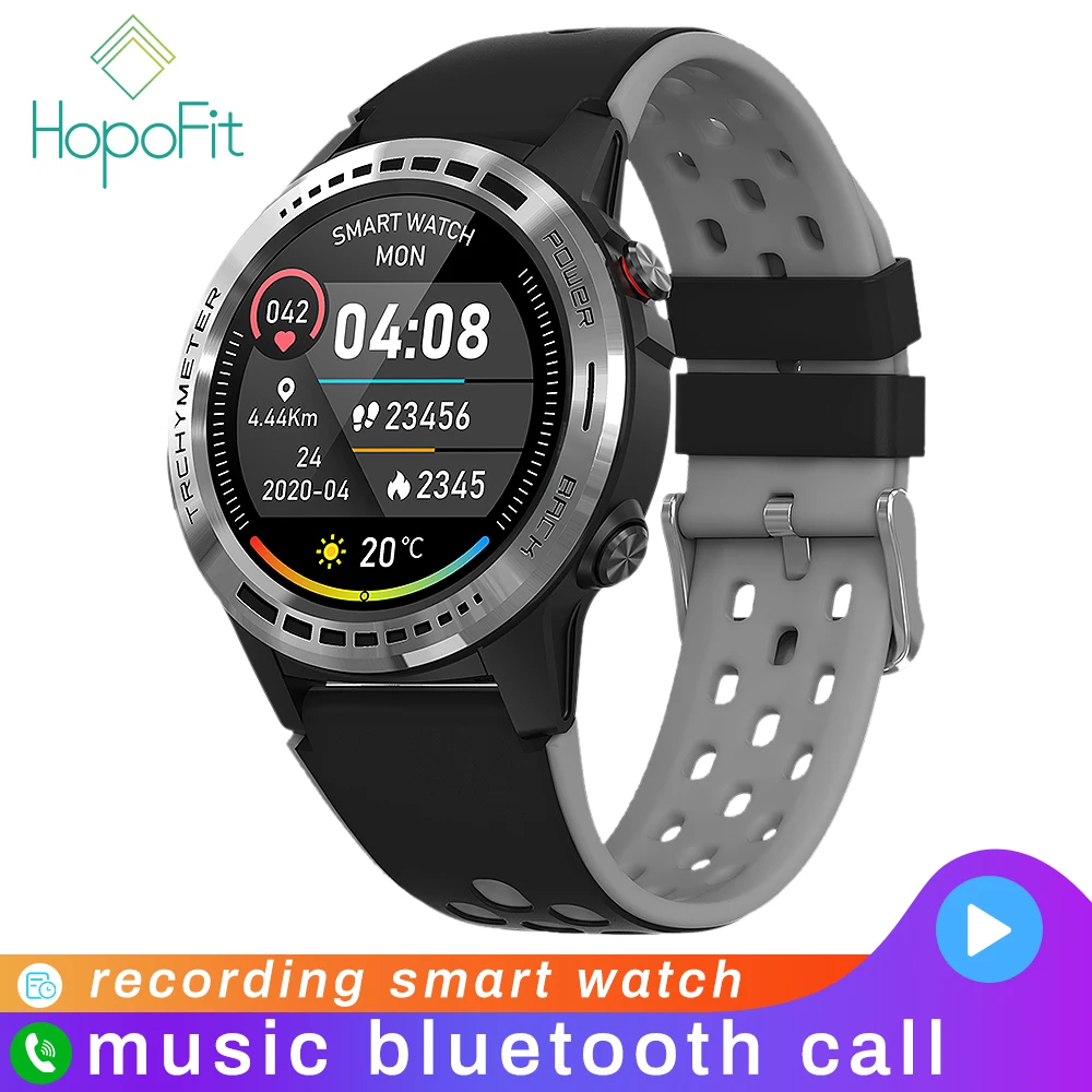 HopoFit GPS Смарт часы Для мужчин андроид IP67 умные с экраном сердцебиения