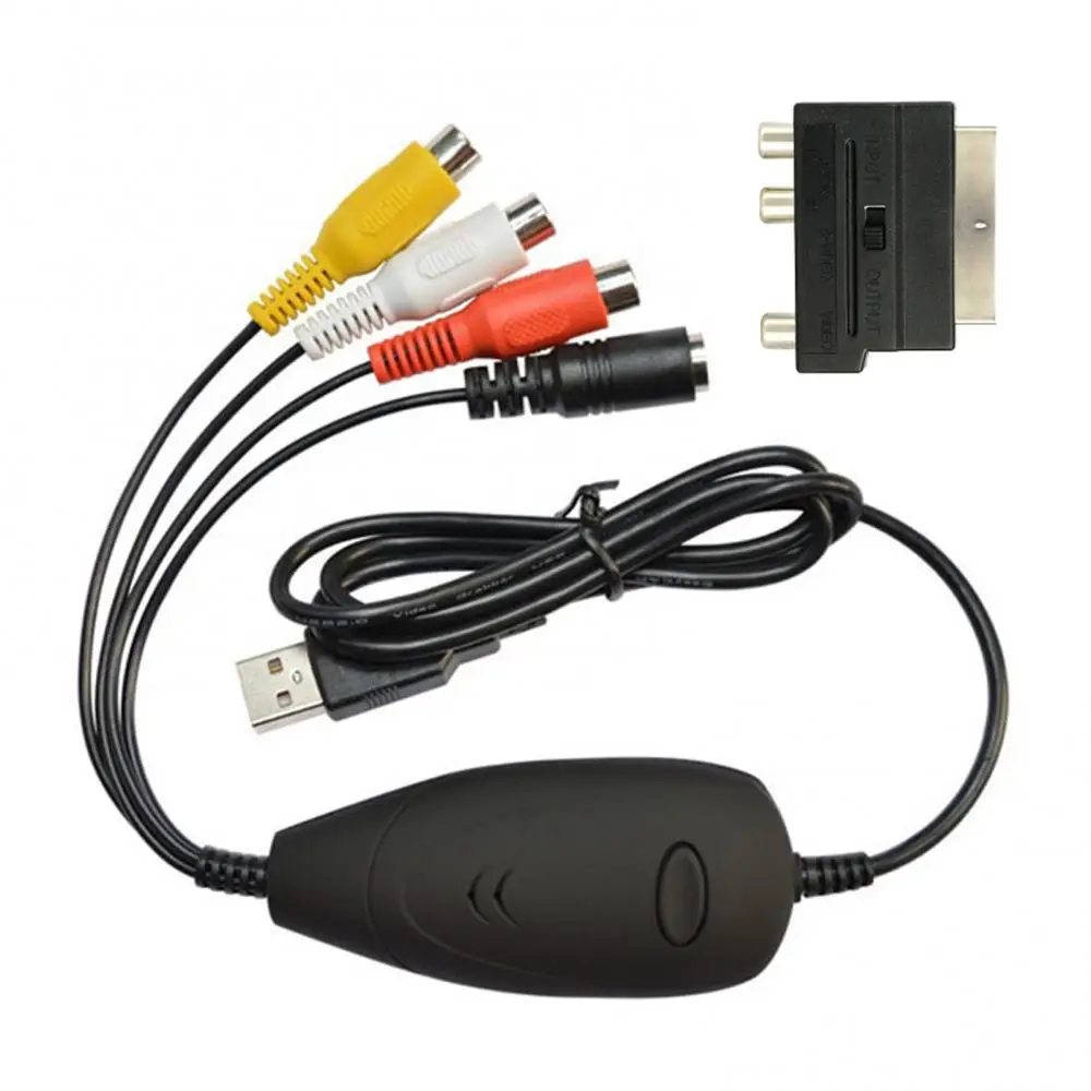 

Переходник USB 2,0 для видео аудио на HDD, карта захвата, кабель 3RCA Scart RCA, адаптер для Microsoft для Windows XP/Vista/7/8/10